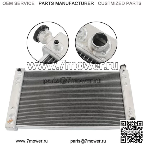 3-рядный радиатор для пригородного грузовика-пикапа Chevy C/K GMC 1500/2500/3500 1988-1995 гг. - Image 2