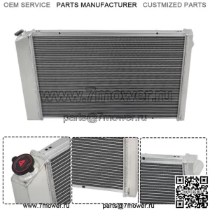 Для 73-87 Chevy Truck 73-1991 Blazer 19 x 28-1/4 "-Core 3-рядный алюминиевый радиатор