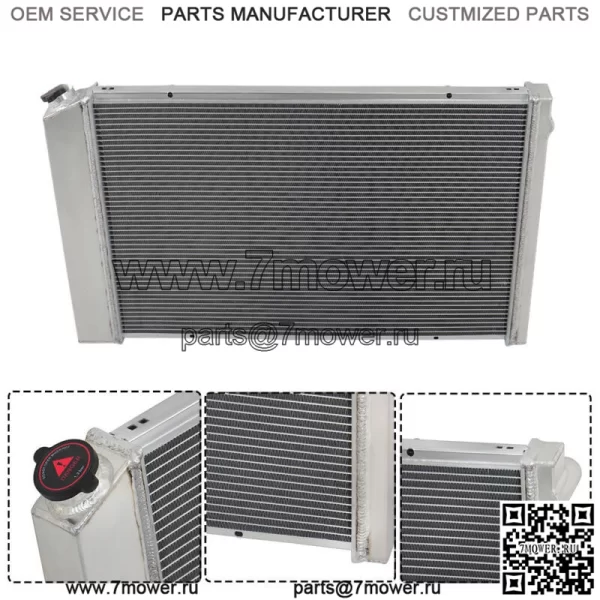 Для 73-87 Chevy Truck 73-1991 Blazer 19 x 28-1/4 "-Core 3-рядный алюминиевый радиатор