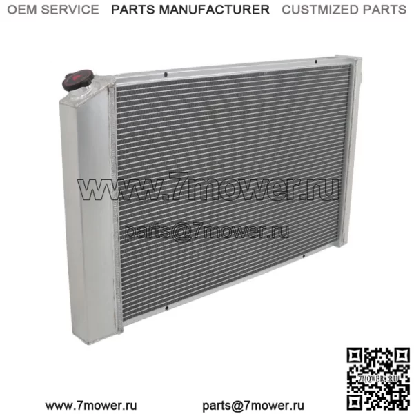 Для 73-87 Chevy Truck 73-1991 Blazer 19 x 28-1/4 "-Core 3-рядный алюминиевый радиатор - Image 3