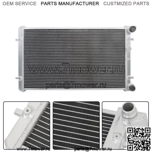 2-рядный алюминиевый радиатор для VW VAG Golf Jetta MK4 Audi TT 1J0121253AD 1999-2005 гг.