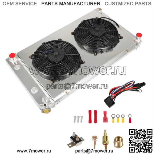 3-рядный радиатор + кожух вентилятора + реле для Chevy C/K10 20 30 Pickup Blazer/GMC 1973-1990 годов