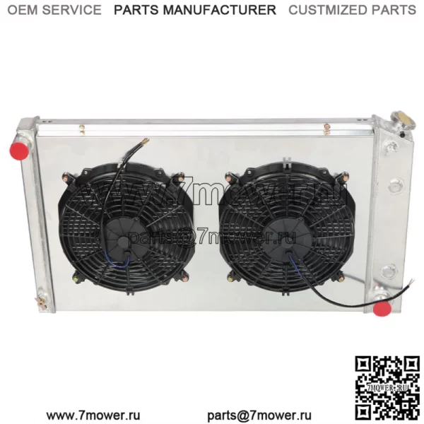 3-рядный радиатор + кожух вентилятора + реле для Chevy C/K10 20 30 Pickup Blazer/GMC 1973-1990 годов - Image 2