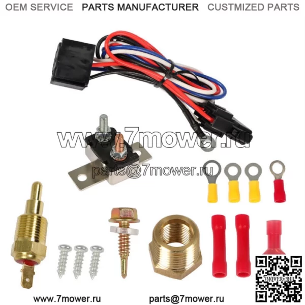 3-рядный радиатор + кожух вентилятора + реле для Chevy C/K10 20 30 Pickup Blazer/GMC 1973-1990 годов - Image 3