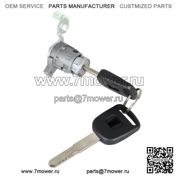 Для Honda Civic 2001 2002-2005 с 2 ключами, левый и правый цилиндр замка двери - Image 2