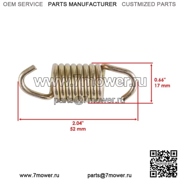 6x выхлопных пружин для Polaris RZR XP 1000 EPS 2014 (для: Polaris) - Image 2
