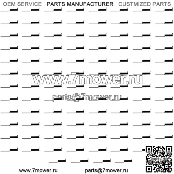 Пружины Power Rake 100PK, совместимые с Bluebird Husqvarna Yazoo EZ-Rake Kees 540091010