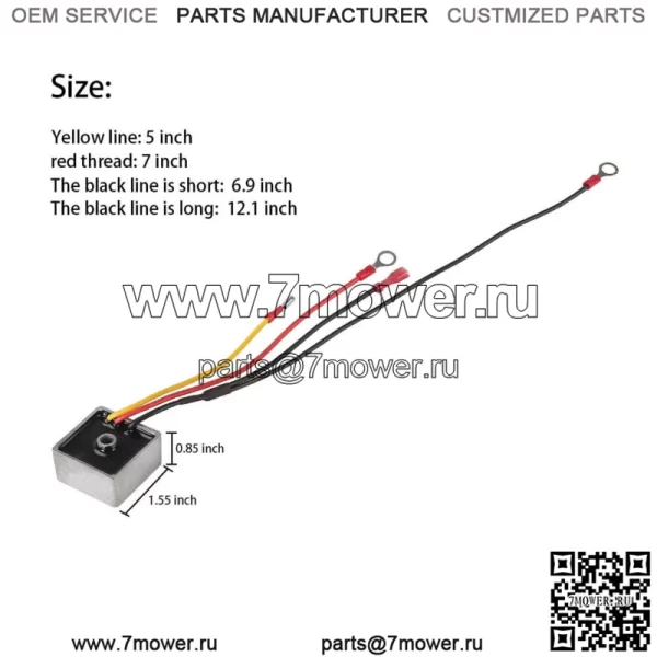 Регулятор напряжения для гольф-мобиля для Club Car DS Carryall 92-up Gas 1015777 102711201 - Image 2