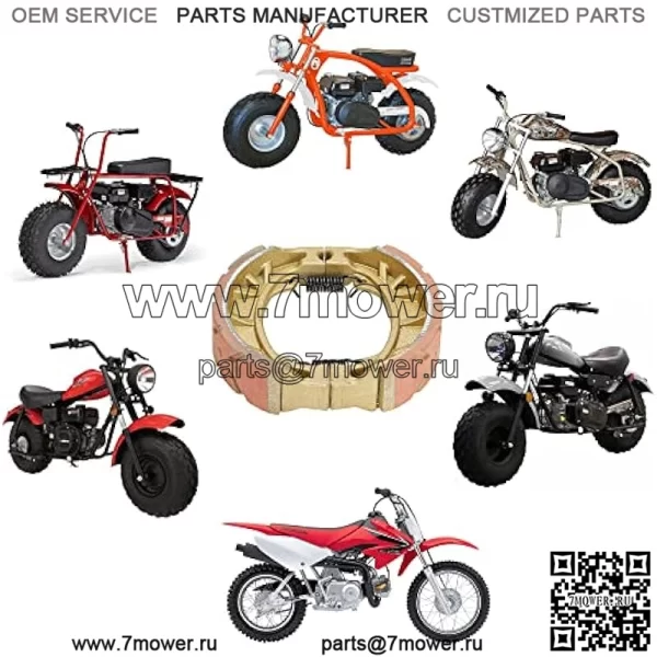 Обновление CG125, 105-мм колодка барабанного тормоза, регулировочный комплект натяжителей цепи для 212cc 196cc 6,5 л.с. CT200U Trail 200 BT200X CT200U-EX CRF70 Baja Warrior MB165 Massimo MB200 Запчасти для мини-велосипедов Автоспорт - Image 3