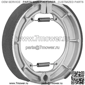 Задние тормозные колодки для Suzuki Eiger 400 LT-F400 2002-2008 гг., King Quad 400 LT-A400F 2008-2015 гг., LT-F400F FSi 2012-2015-LT-A400FZ ASi 2011-2017, LT-A400 2008-2009, LT- F 4WD 1997-1998, заменить S606