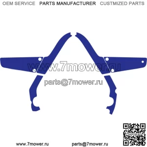 КОМПЛЕКТ GRIP IT BLUE FRAME RAPTOR700 700 YAMAHA GRAPHICS ЗАЩИТА НАКЛЕЙКИ