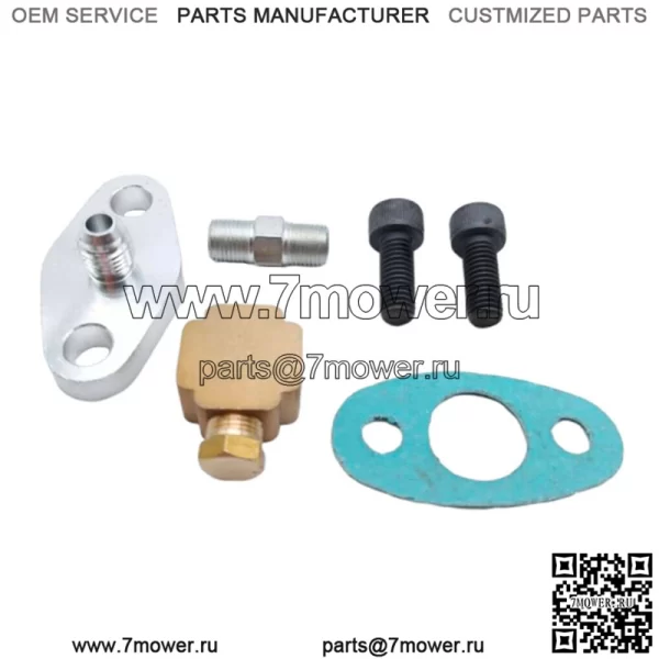 T3 T4 T3/T4 T04E T70 GT35 Ремкомплект маслоприемника турбокомпрессора 1/8 NPT 4an - Image 2