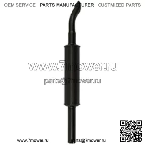 S.43982 Глушитель — вертикальный, подходит для Massey Ferguson