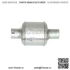 71117541 Глушитель для комбайна ABR Diesel, длина 12 дюймов, внешний диаметр 2,5 дюйма, внутренний диаметр 2 3/8 дюйма