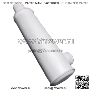 71147567 Глушитель комбайна Gleaner F F2 K Gas, длина 19 дюймов, внутренний диаметр 2,5 дюйма, внешний диаметр 2 3/8 дюйма