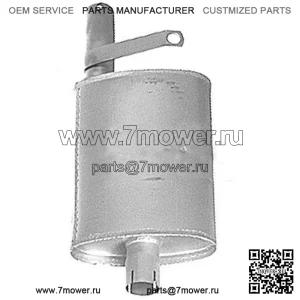 384346R91 Новый 34-дюймовый глушитель подходит для трактора Case-IH Harvester, модель 706