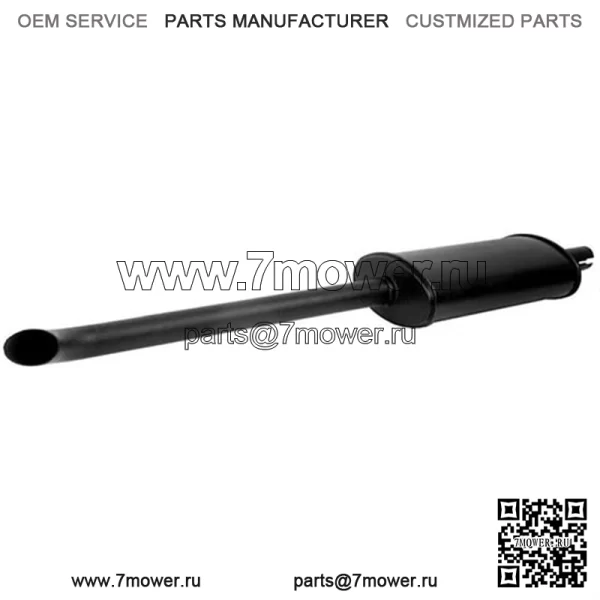 14518 Глушитель Подходит для Ford E4nn5230fa Вертикальный впуск, длина 1 7/8, 42 Подходит для 3-цилиндровых двигателей