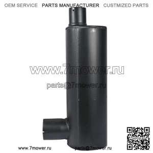 AH87288 Новый черный глушитель подходит для комбайна John Deere 6620 7700 7720
