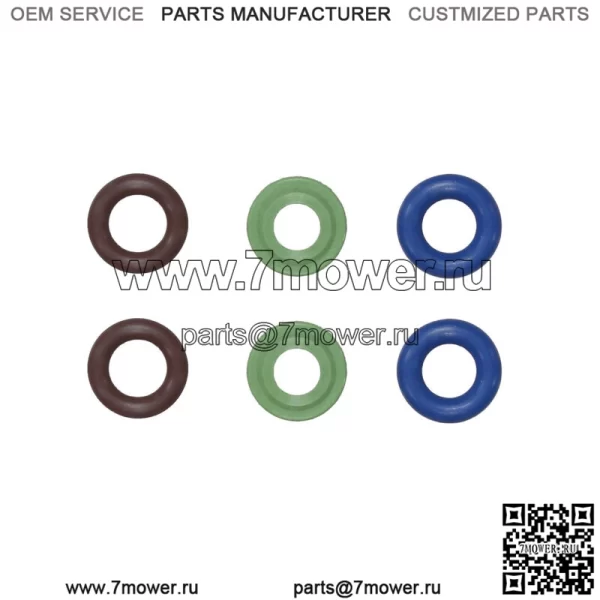 Комплект уплотнений форсунки для Polaris Snow заменяет OEM № 1500198, 5412891 и 5436287.