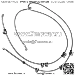 705601495 Передний гибкий тормозной шланг для Can-Am Maverick X3 (для: Can-Am Maverick X3)