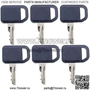 6 шт. ключи зажигания AM131841 для Bobcat Gehl John Deere Gator косилка трактор 300 400 GT GX LX серии 130 160 165 4X2 6X4 L172 L186
