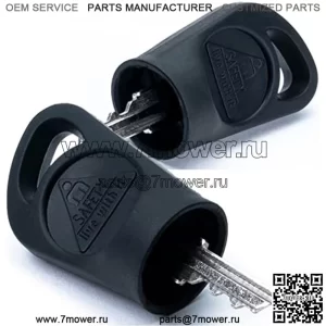 Набор из 2 ключей зажигания подходит для John Deere Gator XUV550 XUV560E XUV590 XUV825 XUV835E XUV835M XUV835R XUV855 XUV865E XUV865M XUV865R HPX615E HPX815E RSX850 RSX860 Military TH CS CX TS TX