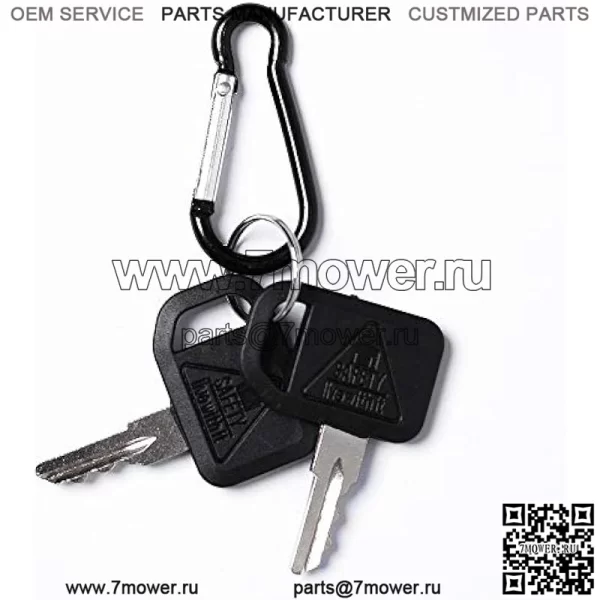 Замена ключей зажигания John Deere Gator Bobcat, AM131841, 130 160 165, Gehl, Multiquip с брелком, 2 шт. - Image 2