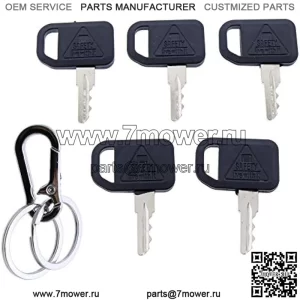 5 шт. ключей зажигания AM131841 для John Deere 300 400 GT GX LX Series 130 160 165 Gator 4X2 6X4 Gator Key