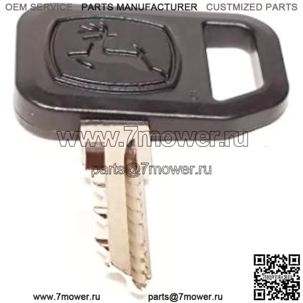 Ключ зажигания JD заменяет AM131841 Gator 4x2 6x4 CX CS и многие газонокосилки и газонокосилки, а также является заменой, используемой для John Deere - Image 2