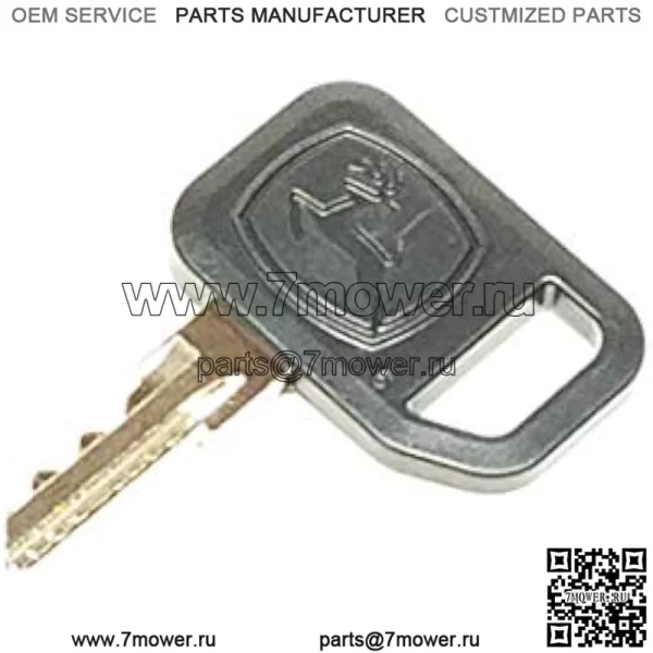 Ключ зажигания JD заменяет AM131841 Gator 4x2 6x4 CX CS и многие газонокосилки и газонокосилки, а также является заменой, используемой для John Deere - Image 4