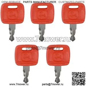 5 шт. ключ зажигания RE183935 RE71557 Замена ключа для JD Farm Tractor 3120 3320 3720 4210 4320 4510 4710 5045E 5103 5203 7130 7230