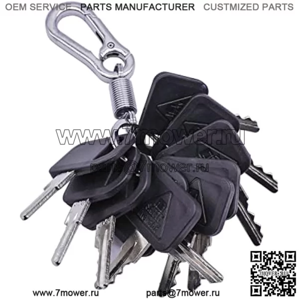 10 шт. ключи зажигания AM131841 для John Deere 300 400 GT GX LX серии 130 160 165 Gator 4X2 6X4 Gator Key