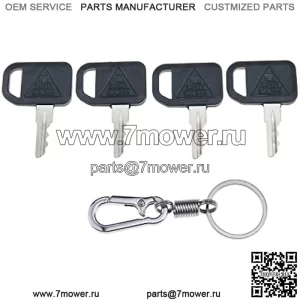 4X ключа зажигания AM131841 TCA24616 131841 для John Deere 300 400 GT GX LX серии 130 160 165 Gator 2020A 2030A 850D 855D 4X2 6X4 622 600 1800 2020