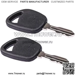 (2) Ключи зажигания GY20680 LVA17264 Совместимы с John Deere 100 LA LT SST X Series 1026R L100 L110 L108 L111 L118 L120 L130 LA125 LA130 LA135 LT150 LT155 D110 1023E 1025R 1026R 2025Р 2026Р