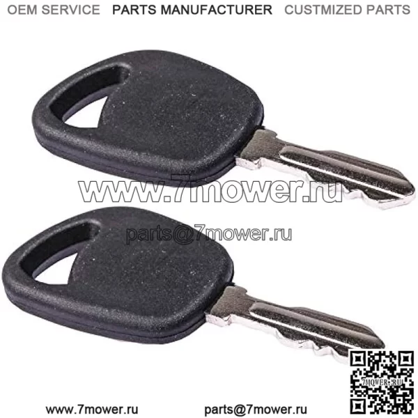 (2) Ключи зажигания GY20680 LVA17264 Совместимы с John Deere 100 LA LT SST X Series 1026R L100 L110 L108 L111 L118 L120 L130 LA125 LA130 LA135 LT150 LT155 D110 1023E 1025R 1026R 2025Р 2026Р