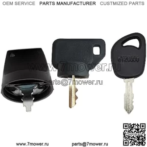 103-2106 63-8360 1-603511 Ключ зажигания 3 шт. Совместим с John Deere Bunker Rake & Field 1200 1200A 800 V40 Косилка D100 D105 D110 D120 D130 D140 Совместимость с косилками Husqvarna