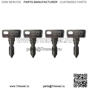 (4) Club Car DS 1982+, газовая/электрическая тележка для гольфа, сменные ключи зажигания