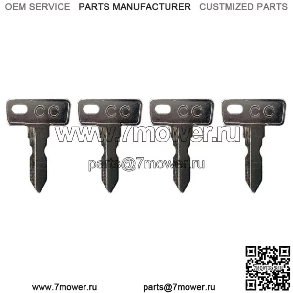 (4) Club Car DS 1982+, газовая/электрическая тележка для гольфа, сменные ключи зажигания