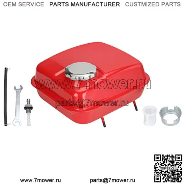 Газовый топливный бак для Hemi Predator 212cc 196cc 5.5hp 6.5hp Coleman CT200U CT200U-EX BT200X RB200 KT196 Massimo Baja Warrior MB200 GX160 GX200 Mini Bike Go Kart Clone Ghost Engine Parts Red - Image 2