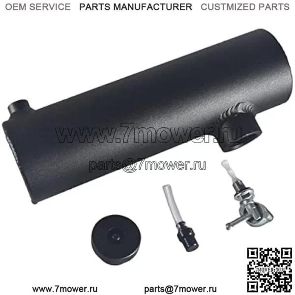 Черный бензобак, алюминиевый цилиндр 10 дюймов для Coleman Powersports CT200U BT200X CT200u-ex, для Predator 212cc 196cc/6,5HP картинг и газовый мини-велосипед - Image 2