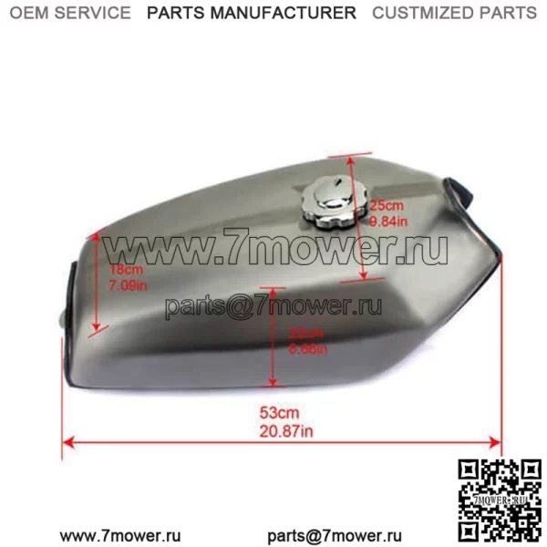 Бензобак мотоцикла для Honda CG125 - Image 2