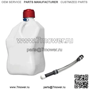 Квадратный кувшин Patriotic емкостью 5,5 галлона + заправочный шланг Deluxe