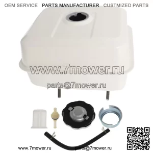 Для Honda GX340 11 л.с. GX390 13 л.с. Топливный бак хромированная крышка топливного бака топливный фильтр 6.4 л