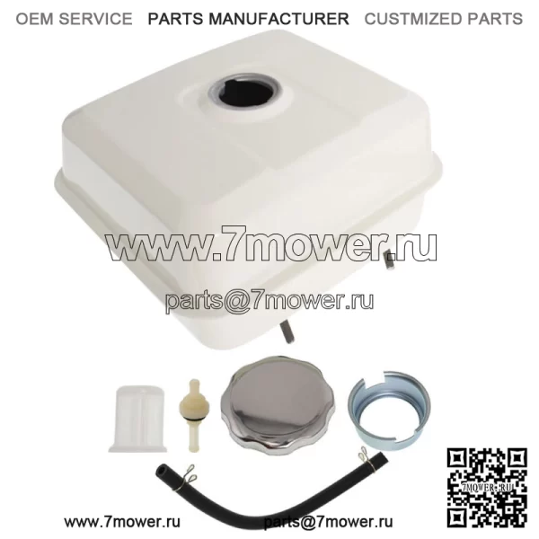 Для Honda GX340 11 л.с. GX390 13 л.с. Топливный бак хромированная крышка топливного бака топливный фильтр 6.4 л - Image 2