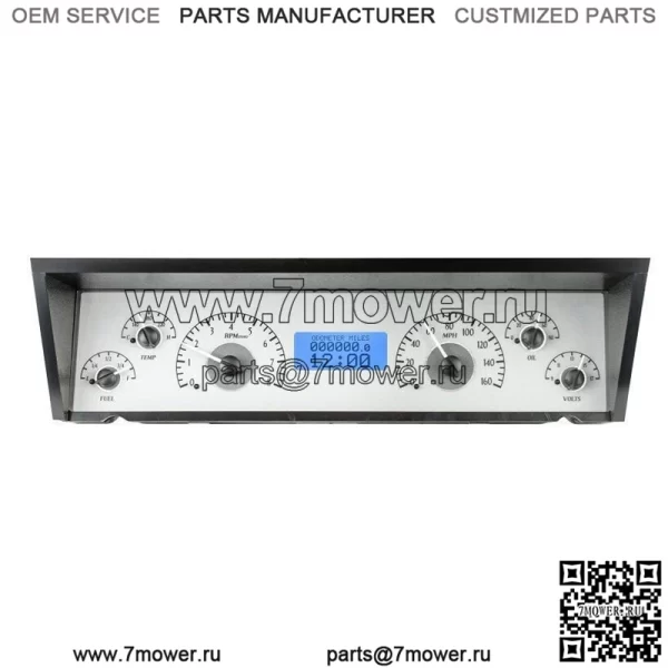 77-90 Комплект аналоговых манометров Impala Caprice серебристо-синий VHX-77C-CAP-SB