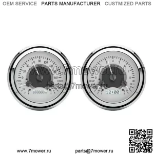 47-53 Аналоговый приборный щиток для грузовиков Chevy GMC, серебристо-белый VHX-47C-PU