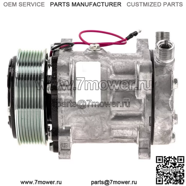 Новый компрессор кондиционера Sanden SD7H15 OEM 4711 с муфтой PV8