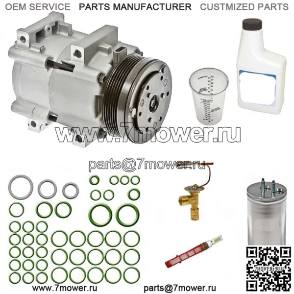 Для Ford Windstar 1999-2003 Omega компрессор переменного тока с ремонтным комплектом кондиционера