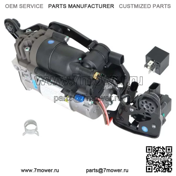 Для BMW F15 X5 F16 X6 2014-2018 компрессор пневматической подвески с блоком электромагнитных клапанов