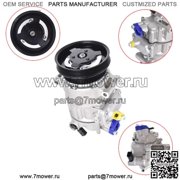 Компрессор переменного тока для VW JETTA 2.5L 2005-2014 2.5L 2010-2014 Golf 2008 Passat R32 - Image 2